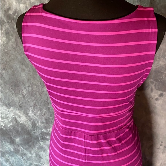 Eddie Bauer Sleeveless Striped Dress Women size Large 🥳 Host Pick 🥳 - Picture 5 of 8